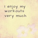 Affirmations about fitness