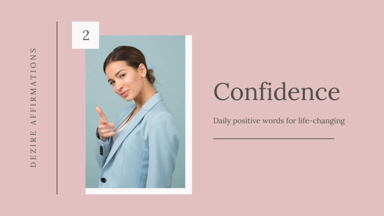 Confidence Affirmations – List 2