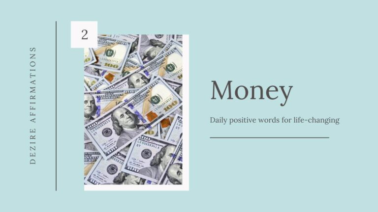 Affirmations for Money Attraction