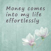 Positive words for money